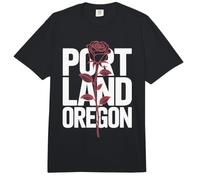 Portland Oregon Rose City Diseño de Viajes Comfort Colors Adult Heavyweight T-Shirt