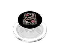 Portland Oregon Rose City Elegante Floral PopSockets PopGrip para MagSafe