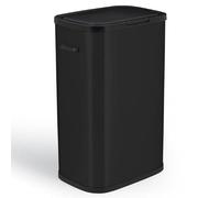 KITCHEN MOVE PorTLAND - Papelera de cocina push 60L, acero inoxidable, color negro