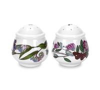 Portmeirion Botanic Garden - Juego de salero y pimentero de forma clásica, juego de salero y pimentero, varios motivos florales, fabricado en Inglaterra con loza fina, apta para lavavajillas