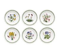 Portmeirion Home & Gifts BG05082 Botanic Garden - Juego de 6 platos laterales (16,5 cm), color blanco