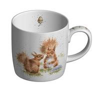 Portmeirion Home & Gifts MMOT5629-XS Between Friends (Squirrel) Taza individual de porcelana fina, varios colores, 8 x 12 x 8 cm