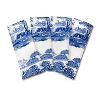 Portmeirion Home & Gifts - Servilletas S/4, Color Azul y Blanco