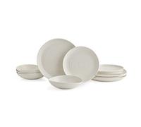 Portmeirion Home & Gifts Sophie Conran Juego de cupé de 12 Piezas, Blanco Porcelana, 27,9 x 27,9 x 2,5 cm (Blanco, 27,9 x 27,9 x 2,5 cm)