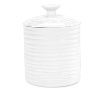 Portmeirion Home & Gifts Tarro de Almacenamiento, Porcelana, Blanco, 10.8 x 10.8 x 14.6 cm