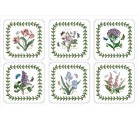 Portmeirion Pimpernel - Posavasos Jardín Botánico - Juego de 6 Motivos (Multicolor)