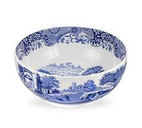 Portmeirion Spode - Cuenco Redondo (27,5 x 27,5 cm), Color Azul