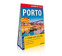 Porto 1:10.000 bolsillo plastificado (Carte Poche laminée Comfort! M)