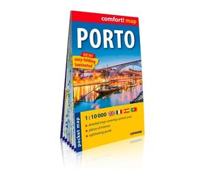 Porto 1:10.000 bolsillo plastificado (Carte Poche laminée Comfort! M)