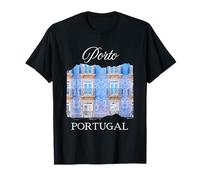 Porto Portugal Souvenir Arquitectura Europea Historia Mujeres Camiseta