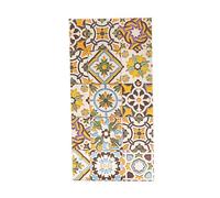 Porto (Portuguese Tiles) Slim 12-month Horizontal Hardback Dayplanner 2025 (Elastic Band Closure): tydzień na dwóch stronach, zamykany na gumkę, papier 100 gsm