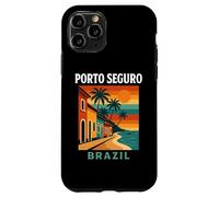 Porto Seguro Brasil Costa Bahiana Vintage Viajes Brasileño Carcasa para iPhone 11 Pro
