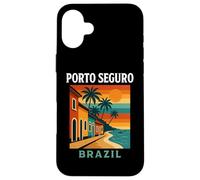 Porto Seguro Brasil Costa Bahiana Vintage Viajes Brasileño Carcasa para iPhone 16 Plus