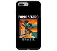 Porto Seguro Brasil Costa Bahiana Vintage Viajes Brasileño Carcasa para iPhone 7 Plus/8 Plus