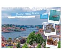 Porto und Gaia - Ausblicke und Einsichten (Wandkalender 2026 DIN A4 quer), CALVENDO Monatskalender: Erlebe die Architektur, Kultur und das lebendige Treiben, das diese Orte so besonders macht.