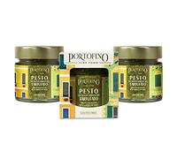 Portofino Fine Food - Pesto a la Trufa con Albahaca Genovesa DOP - 3 x 100 g