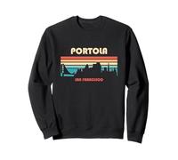 Portola San Francisco California Retro Vintage Sudadera
