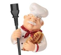 Portor de cables de enchufe, ganchos de almacenamiento de enchufe | Resin Sticking Wall Hanger Hook | Solución de gestión del cable de la cebada de dibujos animados para cocina, jardín, organización d