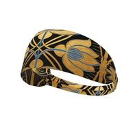 Portoro - Diademas elásticas con estampado, suaves y transpirables para yoga, correr y fitness