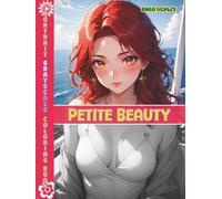 Portrait Grayscale Coloring Book: Petite Beauty