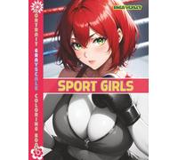 Portrait Grayscale Coloring Book: Sport Girls