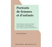 Portraits De Femmes Et Denfants (ebook)