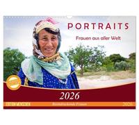 PORTRAITS - Frauen aus aller Welt (Wandkalender 2026 DIN A3 quer), CALVENDO Monatskalender: Eindrucksvolle Fotografien von Frauen aus unterschiedlichen Kulturkreisen