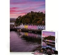 Portree - Isla de Skye - Escocia Rompecabezas de 1000 Piezas para Adolescentes Juguete de lógica Divertido y Sencillo Bordes Lisos Regalo Elegante (50x75cm)