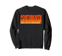 Portsmouth, estilo retro de los años 80 de New Hampshire Sudadera