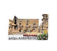 Portugal 3D Viana do Castelo Imán de nevera Regalo de recuerdo, resina hecha a mano Portugal Refrigerador Imán Hogar y Cocina Decoración Colección