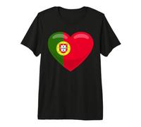 Portugal Bandera Hombres Mujeres Niños Portugal Portugués Camiseta Premium
