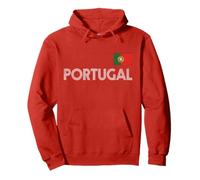 Portugal Camiseta Lisboa Portugués Fan Retro Vintage Sudadera con Capucha