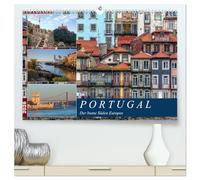 Portugal, der bunte Süden Europas (hochwertiger Premium Wandkalender 2026 DIN A2 quer), Kunstdruck in Hochglanz: Portugal ist wild, bunt, faszinierend ... wie diese Fotos eindrücklich zeigen.