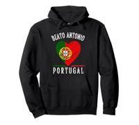 Portugal Flag Heart Beato Antonio City Sudadera con Capucha