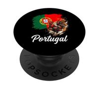 Portugal Gallo De Barcelos Bandera Nacional PopSockets PopGrip Adhesivo