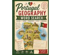 Portugal Geography Word Search: Word Search with easy to Read Print About Portugal Geography I 6x9 inches, 110 pages I 50+ puzzles, Gift for...holiday, vacation, travel, relax, learn