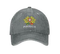Portugal Hombres Mujeres Gorra-Deportiva Vintage Gorra De Béisbol Clásica Gorras Vaquera para Ciclismo Pesca Caza