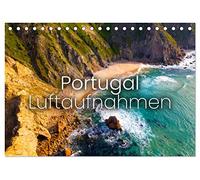 Portugal Luftaufnahmen (Tischkalender 2026 DIN A5 quer), CALVENDO Monatskalender: Madeira, Porto, Lissabon und mehr.