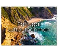 Portugal Luftaufnahmen (Wandkalender 2026 DIN A3 quer), CALVENDO Monatskalender: Madeira, Porto, Lissabon und mehr.
