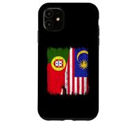 Portugal Malasia Media Bandera Patrimonio Portugués Malasia Carcasa para iPhone 11