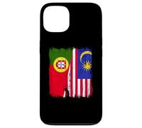 Portugal Malasia Media Bandera Patrimonio Portugués Malasia Carcasa para iPhone 13