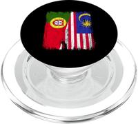 Portugal Malasia Media Bandera Patrimonio Portugués Malasia PopSockets PopGrip para MagSafe