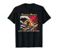Portugal Nazaré Praia do Norte Surfing Surfing - Olas Camiseta gráfica económica