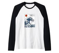 Portugal Nazaré Praia do Norte Surfing Surfing - Olas Camiseta Manga Raglan