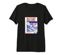 Portugal Nazaré Praia do Norte Surfing Surfing - Olas Camiseta Premium