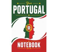 Portugal Notebook: 6 x 9 College Ruled Notebook Featuring a Portugal Map Design in National Colors | 200 Pages