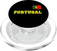 Portugal - Portugal con Bandera banderin en el Pecho PopSockets PopGrip para MagSafe