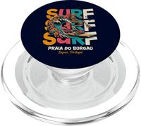 Portugal Sagres Praia do Burgau Surfing Surfing Holiday PopSockets PopGrip para MagSafe