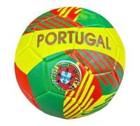 Portugal Soccer Ball 7 - Balón de fútbol para jóvenes y adultos - Ideal para práctica, entrenamiento y hierba - Hermoso recuerdo para los fanáticos del fútbol y CR7 de Portugal (verde)