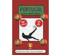 Portugal Soccer Word Search Puzzles for Kids, Teens & Adults: Easy to read print about Ronaldo, Portugal Soccer National Team CR7 and More | 6 x 9 ... | Perfect gift for CR7 and Soccer fans Siuuu